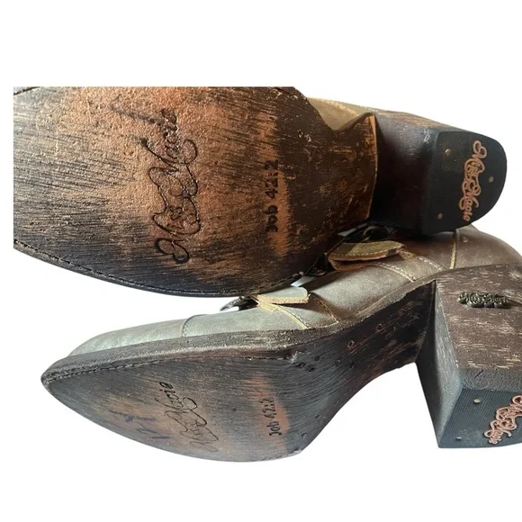 MISS MACIE . Stylish Women's Metallic Buckle Ankle Boots - Picture 5 of 5